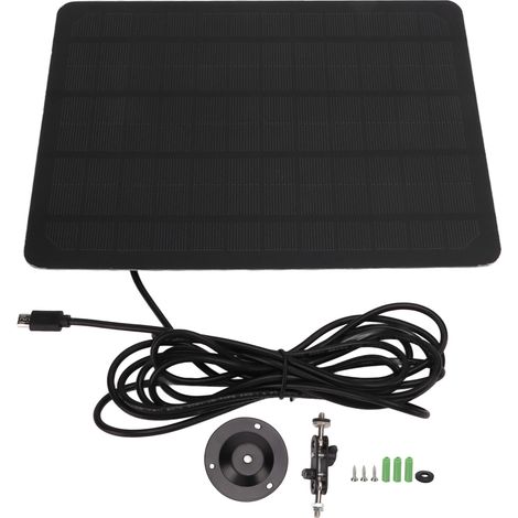 Solarpanel, Stromgeneratorpanel, wasserdichtes Netzteil für Auto, Wohnmobil, Haus, Außenkamera (1/5)
