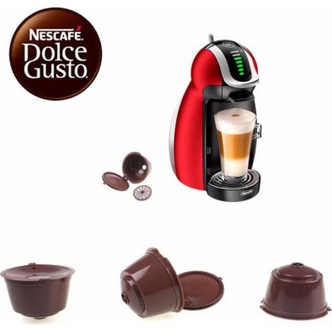 3 rechargeable capsules de café réutilisable filtre pour nescafé Dolce Gusto système (1/4)