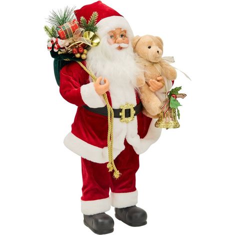PERE NOEL GAVA ROUGE 60CM - Feeric lights & christmas