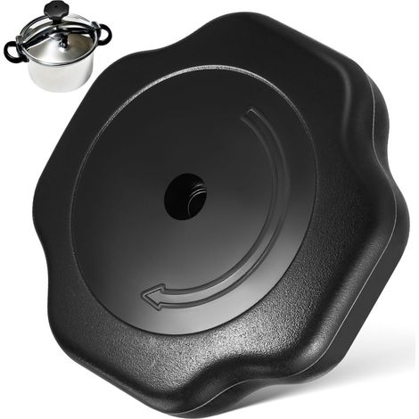 Bouton De Couvercle D'Autocuiseur En Bakélite Poignée De Remplacement Pour Casseroles Adapté À La Plupart Des Autocuiseurs Accessoire Cuisine Sécurisé Facile À Installer 7.50X7.50X3.50Cm (1/5)