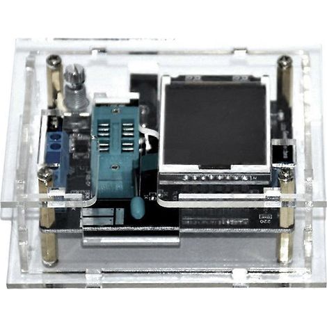 Le testeur de transistors et de diodes GM328A comprend un condensateur ESR, un voltmètre, un fréquencemètre et un générateur de signaux PWM, et est livré avec un boîtier. (1/5)