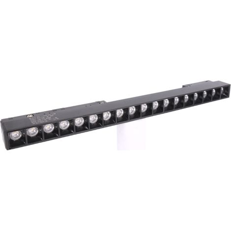 Jandei - Foco para carril magnético serie Grill 18W 48V, luz 4200K, CRI90, longitud 330mm