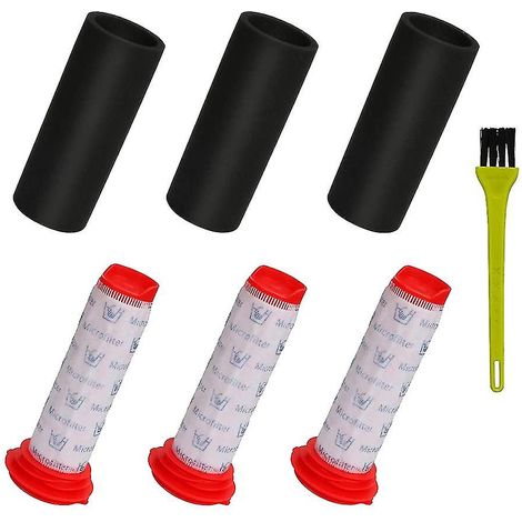 Kit de filtros de 6 piezas para aspiradoras Bosch Athlet, 3 filtros principales + 3 filtros de espuma + lavables + calidad OEM + económico + envío gratuito (1/5)