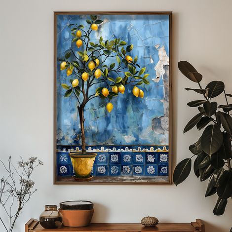 Quadro da parete in MDF con cornice Painting Multicolore (1/4)