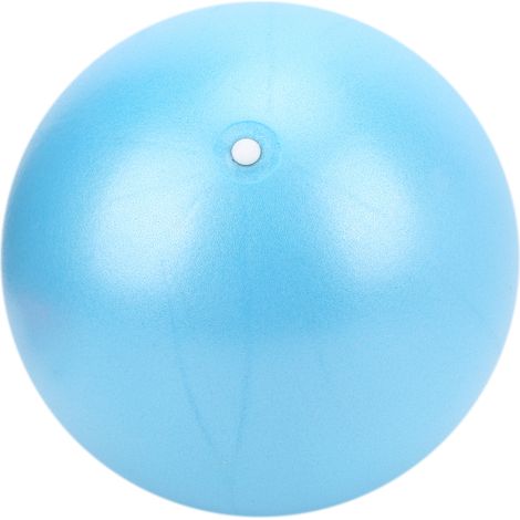 Ballon de Yoga 25cm Antidérapant Résistant - Fitness, Grossesse, Pilates (Bleu) (1/5)