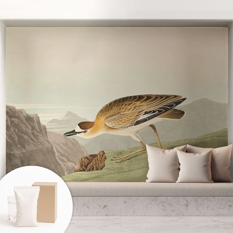 Papier peint intissé mural avec imprimé pour décoration pour salon pour chambre à coucher pour entrée Oiseau des montagnes 208x146 cm (1/5)