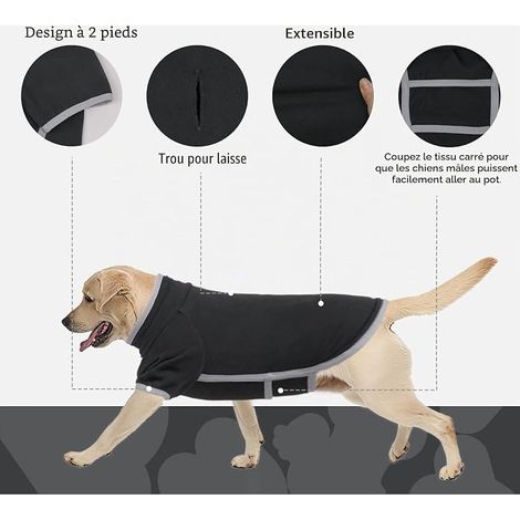 Dog Fleece Jacket, Warm Puppy Vest Fleece Sweatshirt, Small Size Pullover for Chihuahua, Jack Russel Coat for Autumn and Winter (Dark Grey, S) (1/4)