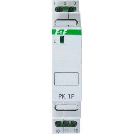 Relais électromagnétique PK-1P-12V - 12V AC/DC - Compact - LED verte - Haute fiabilité (1/5)