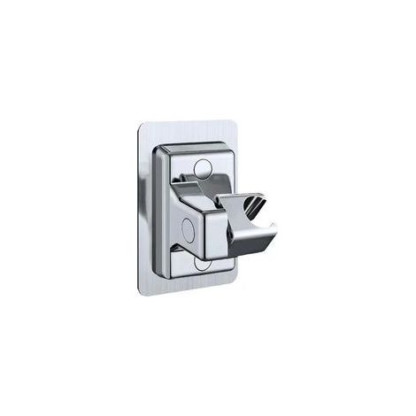 (argenté)Lot de 2 supports de pommeau de douche réglables à fixation murale autocollante pour pommeau de douche Accessoires de salle de bain (1/5)