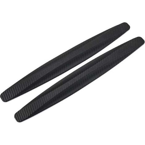 UlisemBande Caoutchouc Pare Chocs Voiture Bande Protection Pare Chocs Voiture Autocollant Protection Porte Bande Protection Contre Les Rayures 2 Pièces(Size:Black)