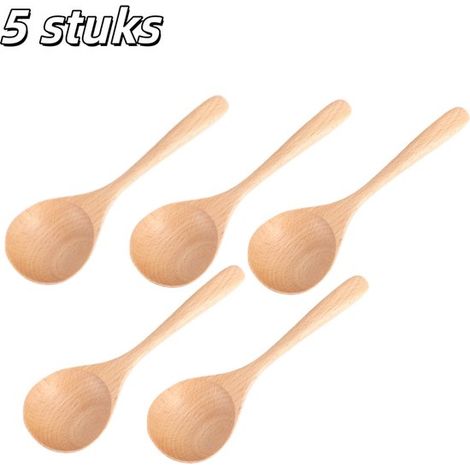pièces - Cuillères - Cuillères larges - Cuillères à riz - Cuillères pour poêles antiadhésives - Cuillères à soupe - Convient pour servir le riz et la soupe - 20 cm de long x 6 cm de large - Jaune (1/5)