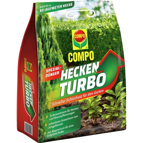 Fertilizzante compo heckenturbo minerale 4 kg per arbusti