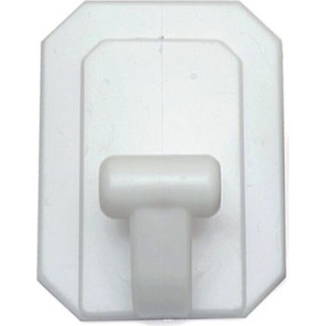 BL GANCIO ADESIVO GIGANTE PLAST BIANCO 2 PZ Q.TA 5