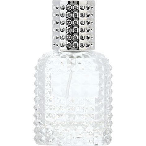 Flacon parfum portable 30ml argenté, atomiseur aluminium brume fine rechargeable vide bouteille spray (1/5)