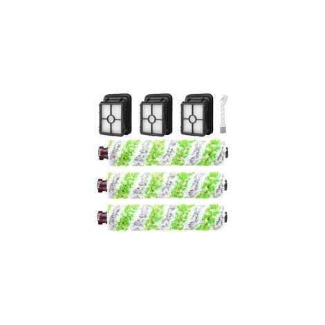 Kit de remplacement Bissell Crosswave séries 17132 et 2225N, 3 brosses + 3 filtres pour maisons avec animaux fumeurs, accessoires pour aspirateurs Bissell Crosswave (1/5)