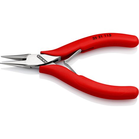 KNIPEX 35 21 115 Pinza speciale per elettronica con cerniera passante rivestiti in resina sintetica antiscivolo 115 mm (1/2)