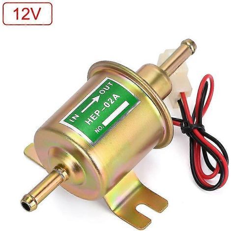 Pompe à carburant électrique universelle basse pression haute qualité pour diesel et essence HEP-02A 12V 24V pour voitures et motos19785
