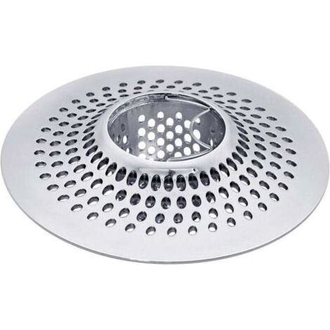 Filtre À Cheveux - Acier Inoxydable - Pour Baignoire Et Douche - Amovible En Deux Parties - 1 Pièce (1/5)