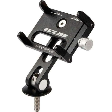 Rutschfester Fahrrad-Handyhalter aus Aluminiumlegierung, für Handys von 3,7 bis 7,2 Zoll.