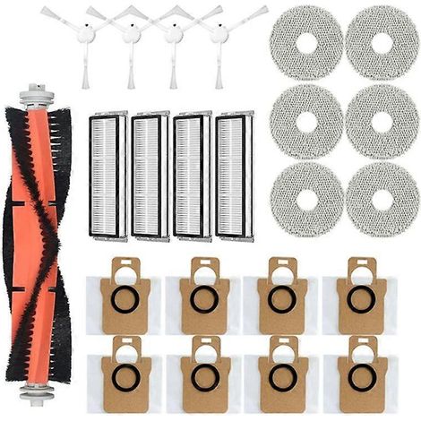 Zubehör für XIAOMI Mijia Omni 1S B101CN B116: Hauptseitenbürste, HEPA-Filter, Staubbeutel, Saugroboter