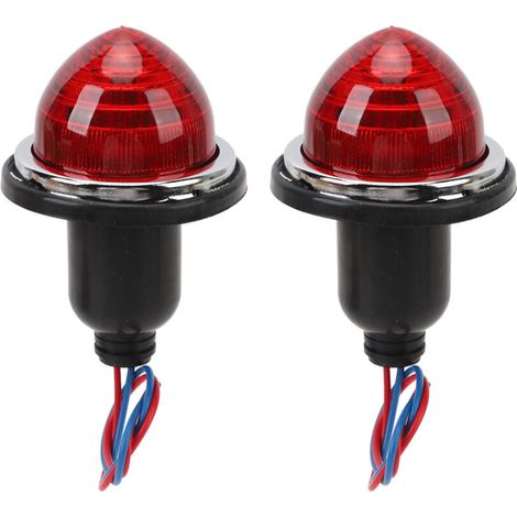 Feux arrière LPB630 de 72 mm pour Mini Morris Minor Traveler, 12 V CC, rouges. (1/5)