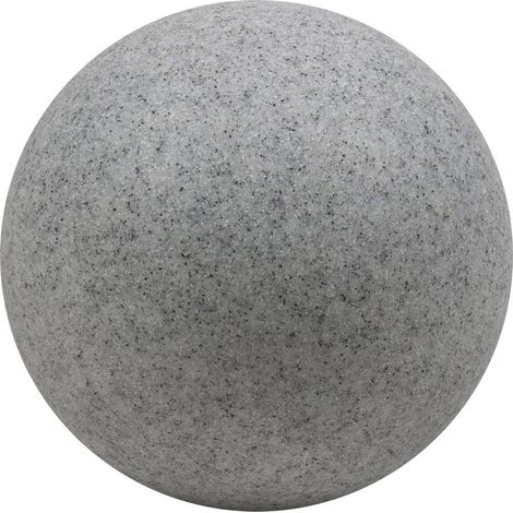 Lampe de jardin 35956 9 W gris granite – Résistante aux UV – Avec piquet de terre – Éclairage d'ambiance extérieure – Heitronic