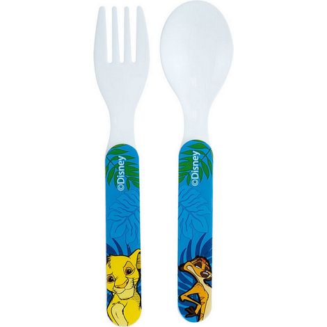 Disney Le Roi Lion - Ensemble Couverts Inox (Fourchette, Couteaux)