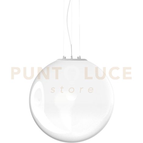 MAPA CLEAR LAMPADARIO SOSPESO IN VETRO OPALE D.50CM 1 LUCE ATTACCO E27