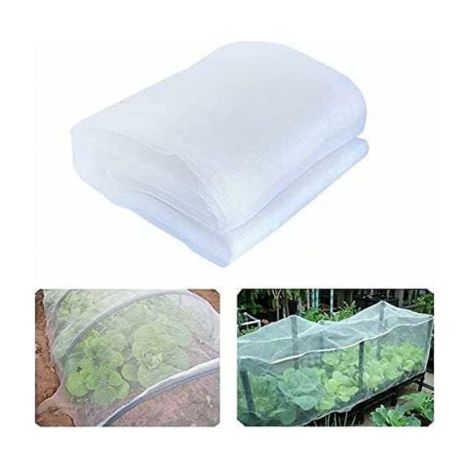 1 red de protección contra insectos de 3 x 6 m, red de protección contra insectos para huerto, red de protección contra insectos de malla fina, redes de jardín, red de protección contra insectos para  (1/5)