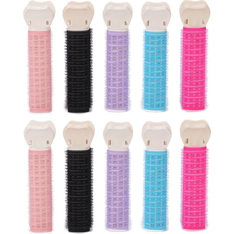 Lot de 10 Pinces à Cheveux Racine, Chauffantes, Lavables et Réutilisables, Coiffage des Cheveux pour Fille, Portables