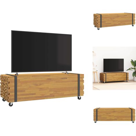 Table basse 110x45x35 cm bois massif de teck - Table Basse - Tables Basses - Table D'appoint - Table De Canapé (1/5)