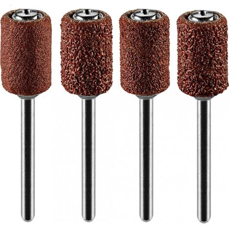 Banda de lijado de 6,3 mm, K60, K80, K120, K240, juego de 100, + mandril de 3,2 mm, 2 unidades. (1/5)