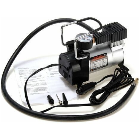 16x8x11cm Portable Anti-pincement Mini compresseur d'air pompe de gonflage de pneu électrique 12V 120PSI pompe robuste pour vélo/voiture/coffre (1/5)