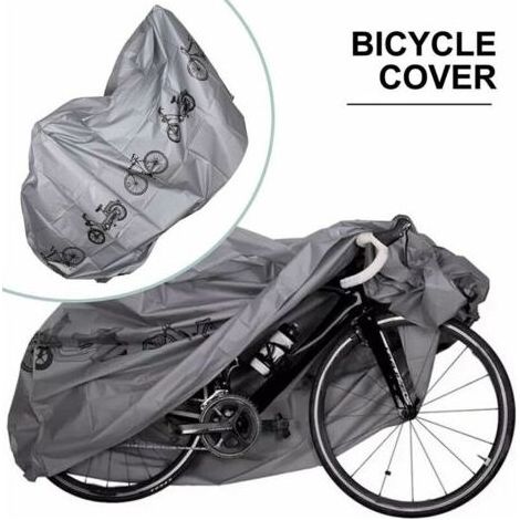 Housse de pluie pour vélo 200 x 110 cm, protection imperméable pour vélos de route et VTT, idéale pour le rangement intérieur/extérieur. (1/5)