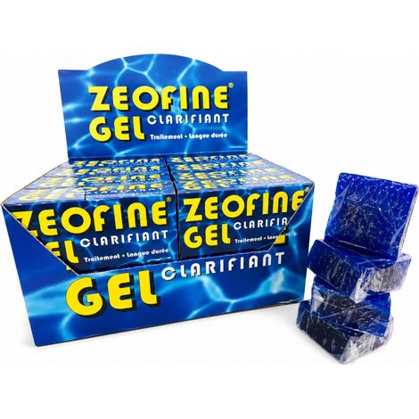 Zeofine Gel clarifiant piscine – Boîte 4 blocs