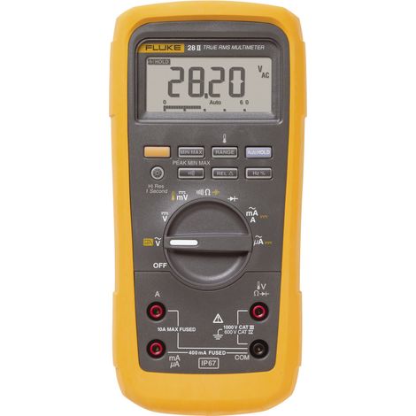 Fluke 28II/EUR Hand-Multimeter digital Wasserdicht (IP67) CAT III 1000 V, CAT IV 600 V Anzeige (Cou