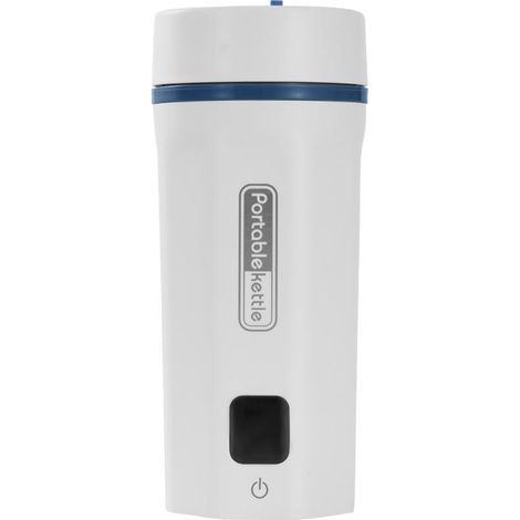 Bollitore elettrico portatile, 550 ml, 400 W, a tenuta stagna (bianco) (1/5)