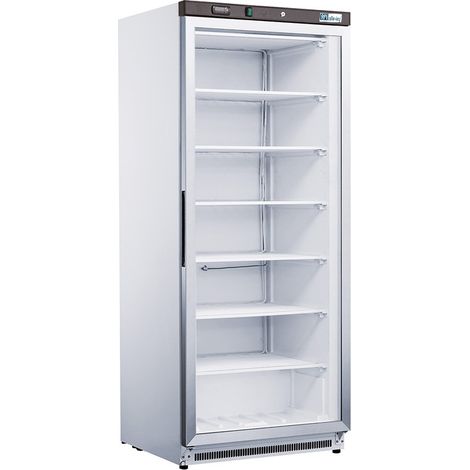 Armoire négative porte vitrée - 600 l - finition blanche - AFI COLLIN-LUCY