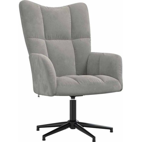 Maison Exclusive - Relaxsessel Hellgrau Samt