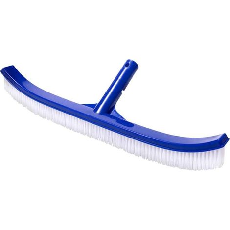 SABIR Brosse de piscine, brosse de nettoyage de piscine, nettoyeur de brosse de piscine à ligne de colle forte de 18 pouces, nettoyeur léger multi-usages, poils denses, entretien efficace de la piscin (1/4)