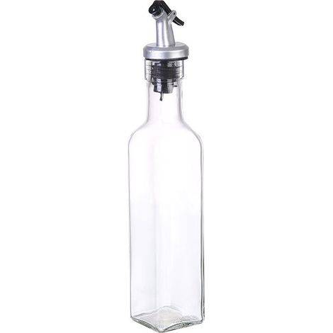Bouteille Huile Olive, Distributeur D'huile d'olive, Flacons en Verre Et Bec Verseur pour Cuisine, avec Bec Verseur sans Goutte, Récipient à Condiments Liquides, 250ml (1/4)