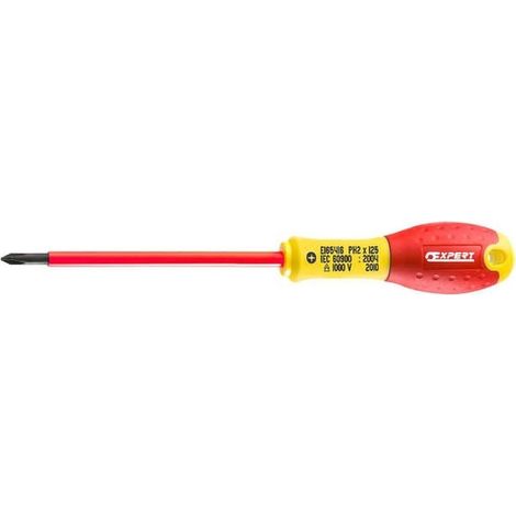 Tournevis isolé PH2 x 125 1000V VDE - Expert (1/3)