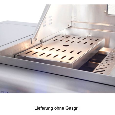Allgrill Smokeboxx® für Gasgrill Chef, Ultra, Extreme, Outdoorküche Räucherbox Edelstahl