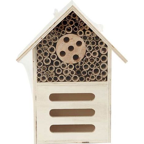Maison à insectes en bois 18 x 9 x 14 cm