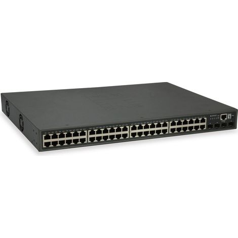LevelOne GTP-5271 Netzwerk-Switch Gigabit Ethernet (10/100/1000) Power over Ethernet (PoE) Grau