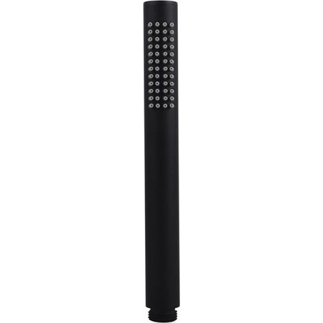 Black Pencil Style Single Function Shower Head