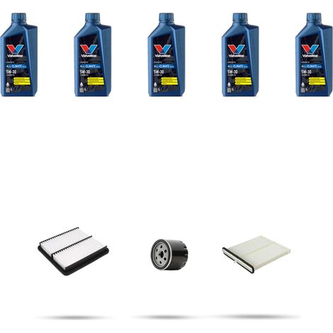 Kit tagliando 3 FILTRI e 5L OLIO compatibile con Mazda 6 (GJ) 2.0 Skyactiv-G 121kw dal 2013 (1/5)