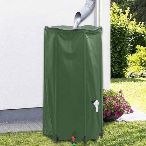 Serbatoio d'acqua pieghevole con rubinetto, 100 L, in PVC (1/5)