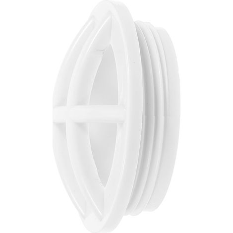Sosoport Grille de Bonde de Fond Piscine pour Sécurité et Prévention des Obstructions en Abs Blanc Insert de Grille Crépine D'entrée Remplaçable Accessoire Piscine Professionnel (1/5)