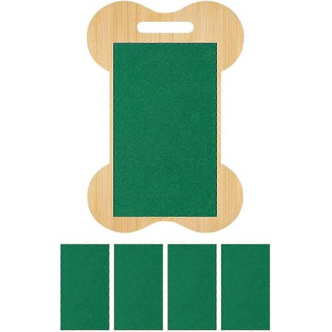 Kratzmatte für Hundekrallen, Kratzmatte für Hundekrallen, Knochenform – Schluss mit dem Schleifen und Trimmen, Hundekrallen, für die Pfotenpflege von Hunden-Green (1/5)